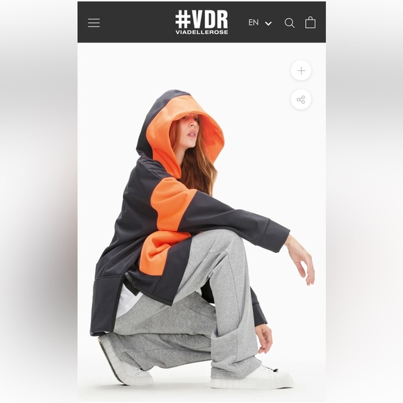 VDR VIADELLEROSE HALF ZIP JACKET SIZE LARGE - Picture 2 of 15